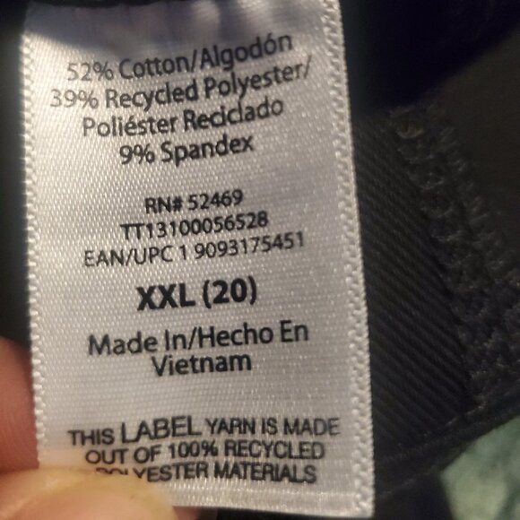 Time And Tru High Rise Capri Jeggings Bundle Of 3 Women's Size XXL - Picture 10 of 11